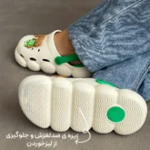 صندل کراکس رکابدار بیسکوئیتی سبز