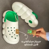 صندل کراکس رکابدار بیسکوئیتی سبز